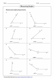 Measuring Angles Type 2 Angles Worksheet Measuring Angles Geometry Angles