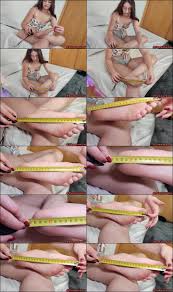 Shanaxnow - Foot Fetish Measuring My Dirty Feet - ManyVids - FullHDMP4