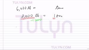 This estimate is used for measuring the gravel weight at construction site. Converting From Pounds To Tons Youtube