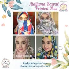 Persiaran gerbang utama, shah alam, 40150, malaysia. Tudung Bawal Aidijuma Printed Abstract Shopee Malaysia