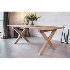 pied de table croix en bois 71 cm la fabrique des pieds table salle a manger table extensible bois pied table bois