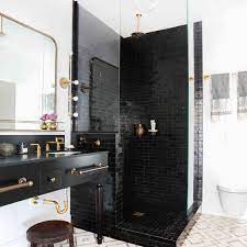 Choose shiny or glossy black tile over flat or matte black tile. 11 Ways To Beautifully Bring Black Subway Tile Into Your Home