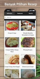 Saat dituang, gerakkan telfon dengan memutar, supaya crepesnya melebar dan merata. Resep Crepes Lezat For Android Apk Download