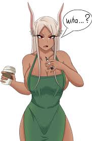 Miruko Starbucks breast milk meme (ZingexGG) [My Hero Academia] : rrule34