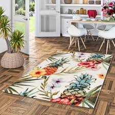 Verwandeln sie ihre räumlichkeiten in einen außergewöhnlichen ort voller ambiente und. Designer Teppich Faro Tropical Bunt Kaufen Bei Teppichversand24