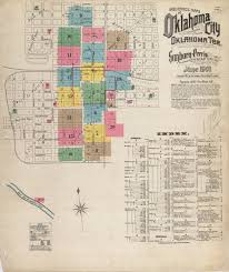 Ohs Map Collection Highlights Sanborn Maps Okc Map Map Of Oklahoma Map