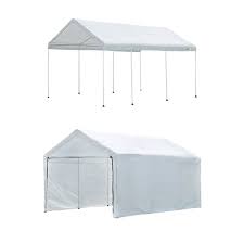 Featuring a 10'x 6' awning, extend the awning to customize the amount of shade you & your guests require. Shelterlogic Maxap Gazebo Canopy 2 In 1 Enclosure Kit 10 Ft X 20 Ft 23541 Rona
