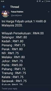 Dan jika fidiyah diberikan kepada selain fakir miskin seperti amil zakat, muallaf, dan. Cara Kira Bayar Fidyah Online Jika Lambat Ganti Puasa 2020 2021 Info Awam