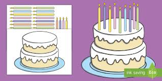 May your birthday be sprinkled with fun and laughter. Birthday Cake And Candle Cut Outs Teacher Made