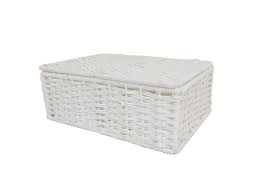 Qshape aufbewahrungskorbe weiss grau kunststoff 6 stuck geflochten. Arpan Paper Rope Storage Basket Box With Lid White Small By Arpan Amazon De Kuche Haushal Aufbewahrung Aufbewahrungskorb Mit Deckel Aufbewahrungskorbe