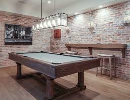 130 Artistic Vintage Brick Wall Design For Home Interior Https Decomg Com 130 Artistic Vintage Brick Wal Basement Lighting Rustic Basement Game Room Basement