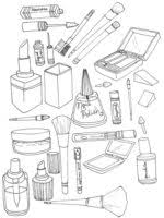 In these coloring pages, you can color the beautiful picture of sleeping beauty! Free Makeup Coloring Pages Saubhaya Makeup