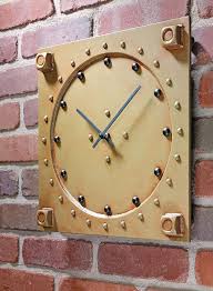 Wooden resting depth is 1.1/8 inch on clock stand. Photo Large Clock Woodworking Projects Plans Woodsmith Plans
