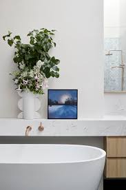 Recessed shelving has the benefit of looking smooth and harmonious, and to actually expand a space visually, rather than make it a little more cramped as typical shelves do. 28 Stylish Bathroom Shelf Ideas The Most Clever Bathroom Storage Solutions