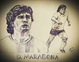 Diego Maradona Art Diego Maradona Football Manager Art