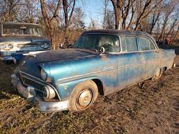 V8 Barn Find 1955 Ford Customline Barn Finds Ford Old Fords