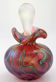 Ruby Perfume Bottle by Jerry Herr of Lotton Glass