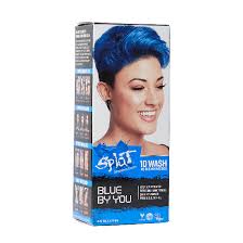 For best results we recommend lightening hair to a very light level nine blonde or not really washed out, but not really there either. Splat 10 Wash Temporary Hair Dye 6 Oz Blue By You