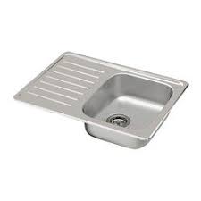 Ikea Fyndig Single Bowl Top Mount Sink Sink Made Of Stainless Steel A Hygienic Strong And Durable Material That Apos Ikea Sinks Sink Kitchen Sink Faucets