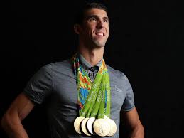 He won 23 gold medals, the most ever. Medaljeoversikt Rio 2016
