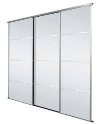 We now upgrade all standard doors to higher specification tracks, wheels and soft close if required. Silver Frame 4 Panel Mirror Sliding Wardrobe Doors Kit