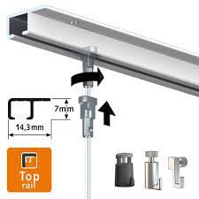 With this system, your ceiling, wall and picture hanging system unite as one. Ceiling Mounted Hanging Systems Picture Superstore