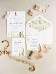 A Wildly Romantic Wedding In The Arizona Desert Southwest Wedding Invitations Wedding Invitations Diy Fun Wedding Invitations