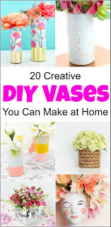 The homemade flower food found here are available in. 20 Creative Diy Vases You Can Make At Home Flower Vase Diy Diy Vase Diy Flower Vase