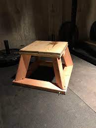 Plyometric boxes are a fantastic workout tool and are common sight in crossfit gyms. Built Myself A Box Squat Homegym
