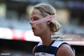 Jake Stringer of the Bombers in action during the 2023 AFL Round 07... News  Photo