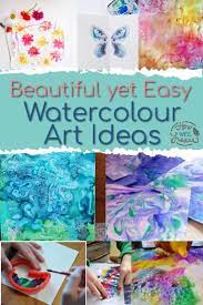32 Easy Watercolor Painting Ideas Art And Craft Videos Preschool Arts And Crafts Arts And Crafts Projects