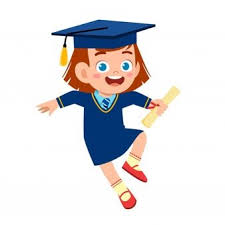 Happy Cute Little Kid Girl Graduate From School Art Drawings For Kids Kids Girls Little Kids