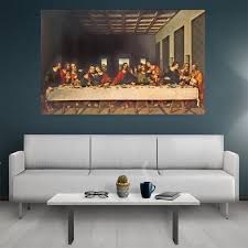 Alessandro vezzosi, directorul muzeului da vinci din toscana, spune că teoria este plauzibilă. Tablou Canvas Cina Cea De Taina Leonardo Da Vinci Wall Arts
