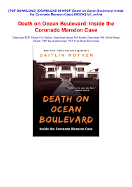 Suscríbete a libros gratis xd. Download In Pdf Death On Ocean Boulevard Inside The Coronado Man