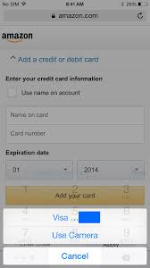 Enter the credit card and billing details. Ios 8 How To Use Camera To Enter In Credit Card Info 9to5mac