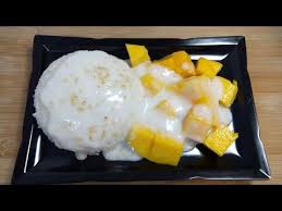 Takar beras ketan, cuci seperti biasa pas mau masak nasi. Resep Dan Cara Membuat Manggo Sticky Rice Mangga Ketan Youtube Sticky Rice Food Rice
