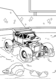 Digger truck coloring pages muck the tractor in digger coloring page color. 7 Free Monster Truck Coloring Pages Rainbow Printables