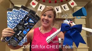 cute and easy diy gift for a cheer