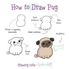 Hubs and i are learning how to draw a funny easter pug bunny! Easy Pug Drawing At Paintingvalley Com Explore Collection Of Easy Pug Drawing