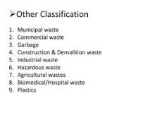 Classification of solid waste | PPT