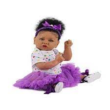 Hoomai Lifelike Reborn Baby Dolls With Soft Body African American Realistic Girl Doll 22 8 Inch Best Birthday Gift Set