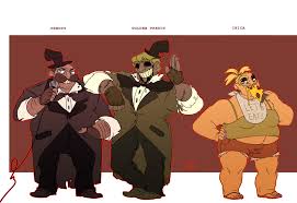 Five nights at freddy's fan art. Fnaf Au Fanart Lineup Made By Maladjustedmike 1 Five Nights At Freddy S Know Your Meme