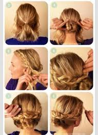 Bun For Short Hair Short Hair Tutorial Short Hair Bun Short Hair Styles Easy