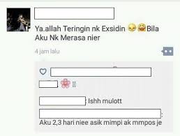 Hingga diterapkan di masyarakat dan secara luas bagi lingkungan bangsa. Bagai Hilang Pedoman Budak Wechat Minta Exsidin Kongsi Tular Semasa Forum Cari Infonet