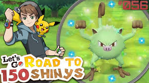 It evolves into primeape at level 28. Wild Shiny Mankey Reaction Pokemon Let S Go Pikachu Eevee Shiny 004 Youtube