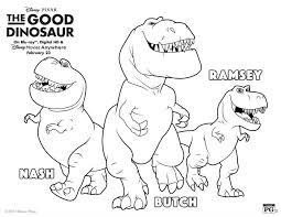 Parents may receive compensation when you click through and purchase from links contained on this website. Disney The Good Dinosaur T Rex Coloring Page Mama Likes This