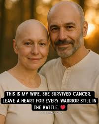 Before You Scroll, Stay Here for a Moment They stood in golden light as two  souls who walked through the darkest valley together ✨. She fought with  courage stronger than fear 💪.
