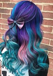 53 Perfect Galaxy Hair Color Ideas For Women 2018 Styleschannel Toc Nhuộm Toc đẹp Kiểu Toc