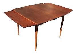 Verdi expanding dining table with chandler side chairs. Mid 20th Century Scandinavian Mid Century Modern Expandable Dining Room Table Chairish