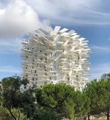 Weisser Baum In Montpellier Hochhaus Von Sou Fujimoto Oxo Nicolas Laisne Und Dimitri Roussel Layout Architecture Haus Architektur Architektur Zeichnungen